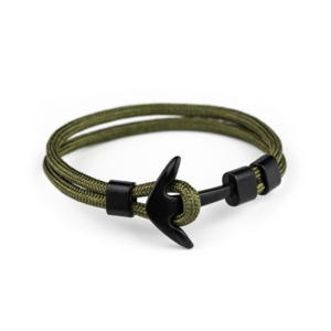 Deluxe&trade; - Nylon Anker Armbånd - Onesize - Green - DeluxeCovers