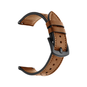 Samsung Galaxy Watch 6 Classic (43/47mm) -  L'Empiri&trade; Plum Blossom Ægte Læder Rem - Brun - Plum Blossom