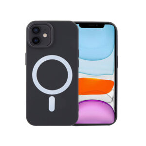 iPhone 11 - Magnetisk Silikone Cover M. MagSafe - Sort - DELUXE