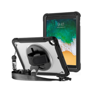 iPad Pro - 9.7" - 360° Heavy-Duty Håndværker Cover - Sort - DeluxeCovers