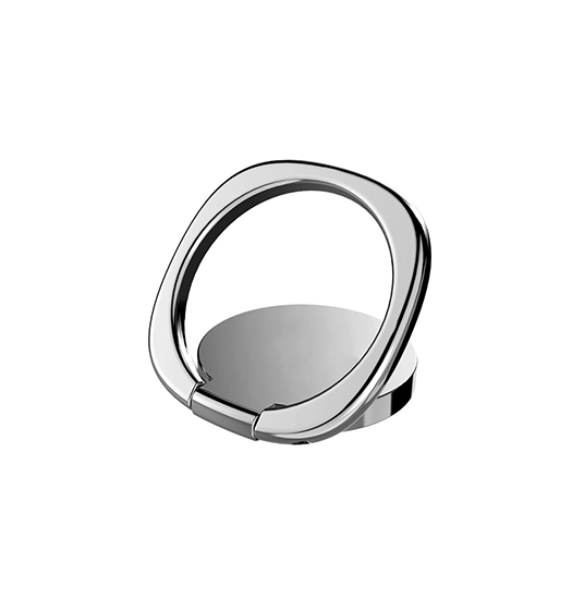 Mobil Smart Finger Ring Stander-Holder - Sølv - Skærmbeskyttelse