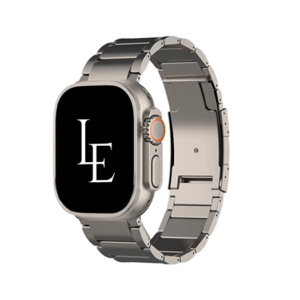 Apple Watch (42/44/SE/45/46/49mm) - L'Empiri&trade; X37 Ægte Titanium Rem - Natural - L'Empiri&trade;