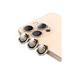 iPhone 14 Pro Max - Enkay&trade; Kameralinse Beskyttelseglas - Guld - ENKAY