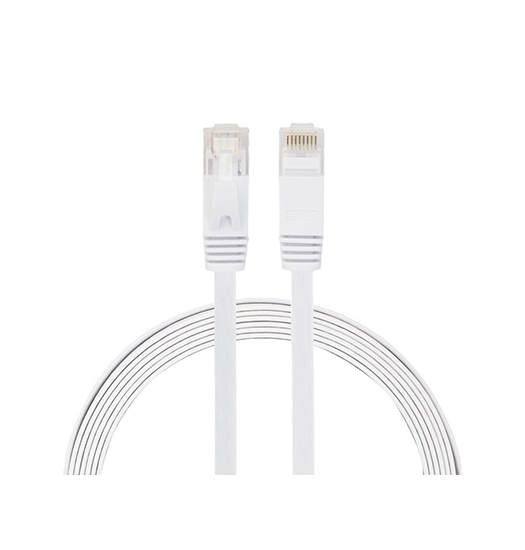 CAT6 Ultra Tynd Ethernet - LAN Kabel - 2M - Hvid - DeluxeCovers
