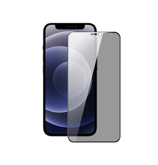 iPhone 12 Mini - DeLX™ Privacy Beskyttelsesglas (Hærdet Glas) - DeLX™