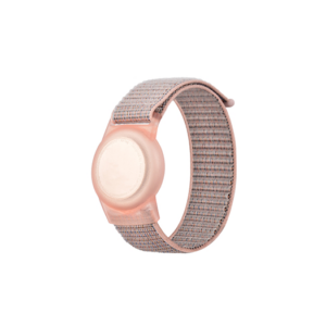 AirTag | Nylon Armbånd - Pink - DeluxeCovers