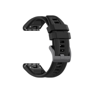 Garmin 26mm - ACTIVE&trade; Velo Silikone Rem - Sort - ACTIVE