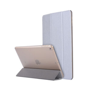 iPad 10.2" 7/8/9 (2019/2020/2021) Silk Trifold Silikone Cover - Sølv - DeluxeCovers