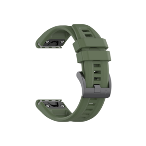 Garmin 20mm - ACTIVE&trade; Velo Silikone Rem - Mørkegrøn - ACTIVE