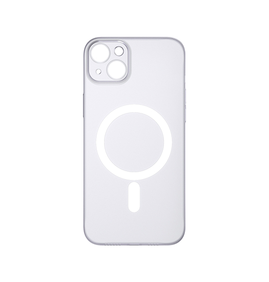 iPhone 14 Plus - TOTU® Ultra-Tynd Matte MagSafe Cover - Hvid - TOTU