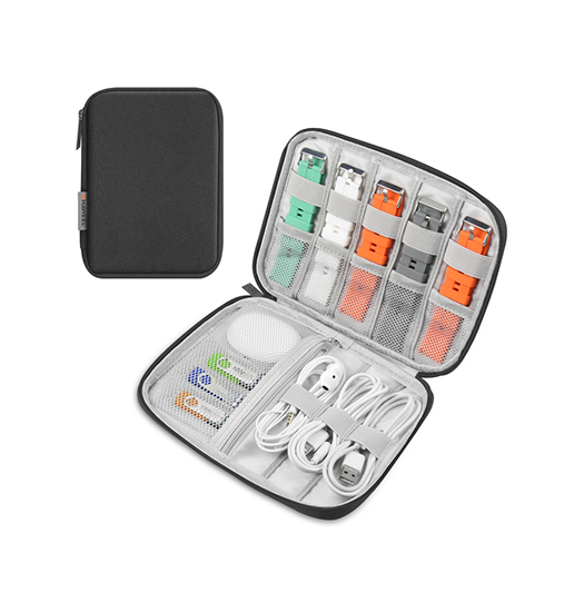 Apple Watch - Nylon Taske Portfolio Til Remme (Medium) - Sort - HAWEEL™