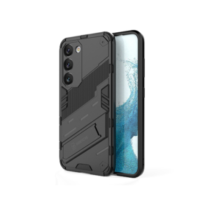 Samsung Galaxy S23 - Eagle&trade; PRZ Stødsikkert Cover M. Kickstand - Sort - Eagle&trade;