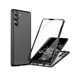 Samsung Galaxy S24 Plus - MagGuard&trade; 360 Magnetisk Cover M. Hærdet glas - DeluxeCovers