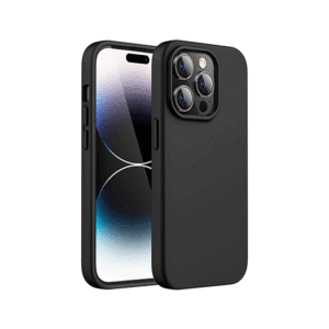 iPhone 13 Pro - Deluxe&trade; Soft Touch Silikone Cover - Sort - DeluxeCovers