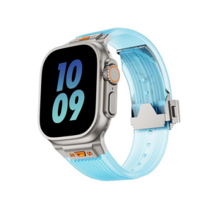 Apple Watch (42/44/SE/45/46/49mm) - Redefine&trade; Translucent Sports Rem - Blå - Redefine&trade;