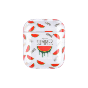 AirPods 1/2 | Hello Summer Beskyttelse Cover - Watermelon - DeluxeCovers