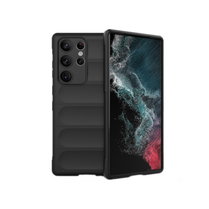 Samsung Galaxy S23 Ultra - DeLX&trade; Magic Shield Stødsikkert Cover - Sort - DeLX&trade;