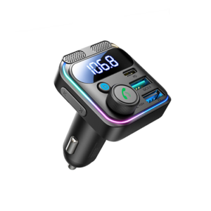 JOYROOM&trade; | Bluetooth FM Transmitter m. Mikrofon - 48W - Sort - JOYROOM