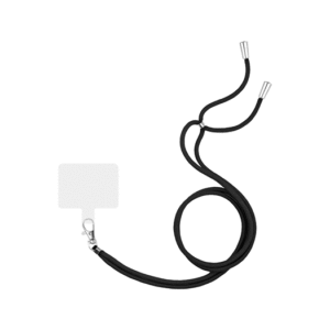 Nylon Snor / Strop til Mobil & iPhone - Sort - DeluxeCovers