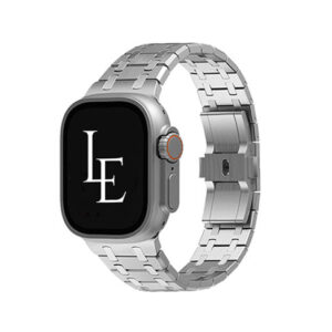 Apple Watch (38/40/SE/41/42mm) - L'Empiri&trade; Nexus Rustfri Stålrem - Sølv - L'Empiri&trade;