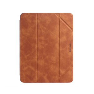 iPad Mini 4/5 - DG.MING&trade; Trifold Læder Cover m. Stander - Brun - DG.MING&trade;