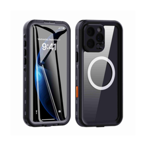 iPhone 16 Pro - Redpepper&trade; IP68 Vandtæt Håndværker Cover - Sort - Redpepper&trade;