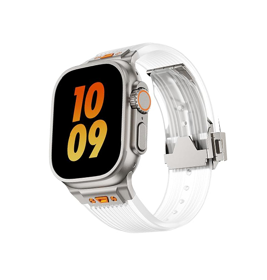 Apple Watch (42/44/SE/45/46/49mm) - Redefine™ Translucent Sports Rem - Klar - Redefine™