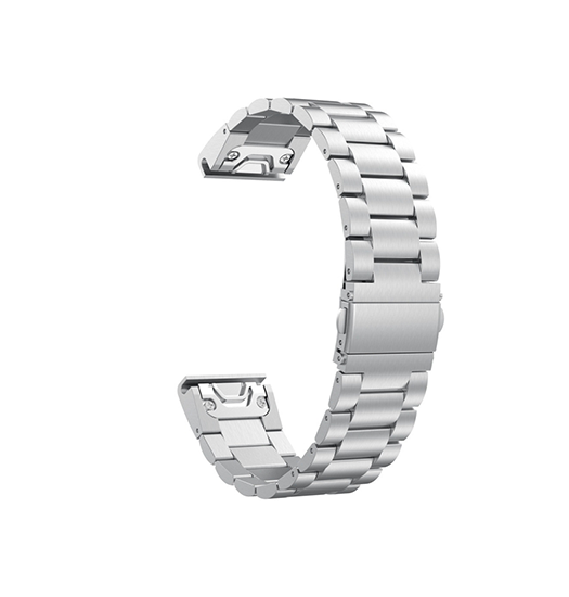 Garmin 26mm - CNC Pro Rustfrit Stål Urlænke - Sølv - CNC