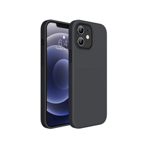 iPhone 12 Mini - Novo Frosted Matte Slim Silikone Cover - Sort - Novo