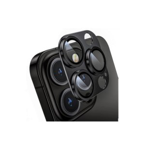 iPhone 15 Pro Max - ENKAY&trade; Premium Linse Beskyttelsesglas - Sort - ENKAY