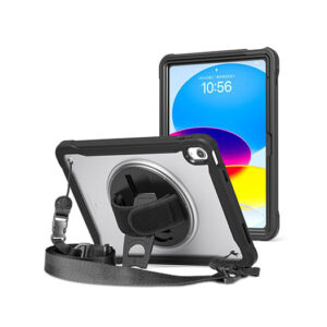 iPad 11" (2025) / iPad 10.9" (2022) - 360° Heavy-Duty Håndværker Cover - Sort - DeluxeCovers