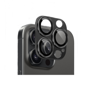 iPhone 16 Pro Max - NTJO&trade; Premium Linse Beskyttelsesglas - Black - NTJO