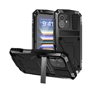 iPhone 16 - R-JUST&trade; Safeguard Vandtæt 360 °Cover - Sort - R-JUST&trade;