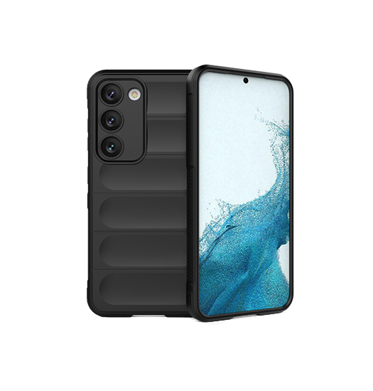 Samsung Galaxy S23 - DeLX™ Magic Shield Stødsikkert Cover - Sort - DeLX™