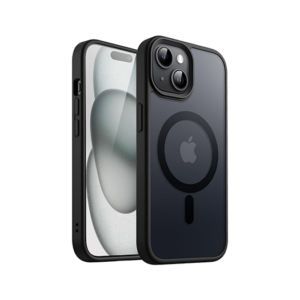 iPhone 15 - NovoShield&trade; MagSafe Silikone Cover - Sort - NovoShield&trade;