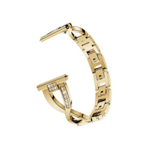 Samsung Galaxy Watch 7 (40/44mm) -  Diamant Rustfrit Stål Dame Urrem - Guld - DeluxeCovers