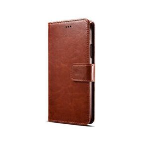 iPhone 12 Pro Max - Retro Diary Læder Cover Etui M. Pung - Brun - Retro Diary