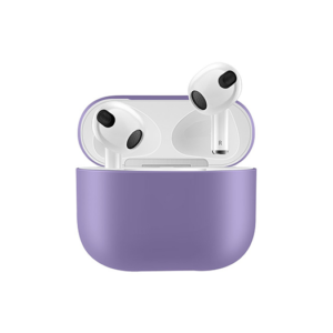 AirPods 3 | Simple Silikone Beskyttelse Cover - Lilla - Electroplating