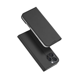 iPhone 16 Pro - DUX DUCIS&trade; Pro Series Flipcover - Sort - DUX DUCIS