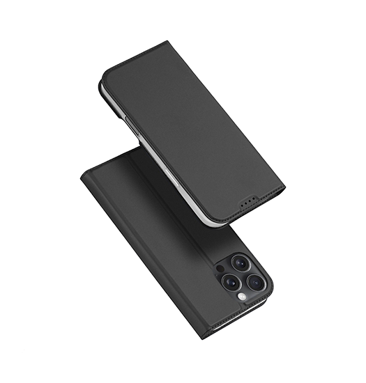 iPhone 16 Pro - DUX DUCIS™ Pro Series Flipcover - Sort - DUX DUCIS