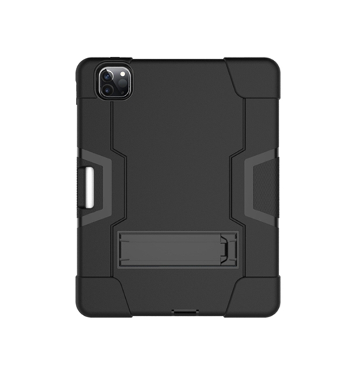 iPad Pro 12,9" (2020) - Deluxe™ Robust Stødsikkert TPU Cover - Sort - DeluxeCovers