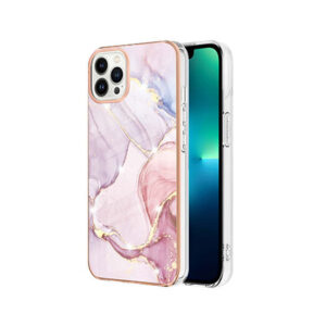 iPhone 15 Pro - Deluxe&trade; Marble Silikone Cover - Rosa - DELUXE