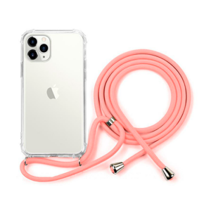 iPhone 12 Pro - Deluxe&trade; Silikone Cover M. Strop - Rose - DELUXE