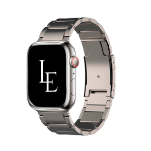 Apple Watch (38/40/SE/41/42mm) - L'Empiri&trade; X37 Ægte Titanium Rem - Natural - L'Empiri&trade;
