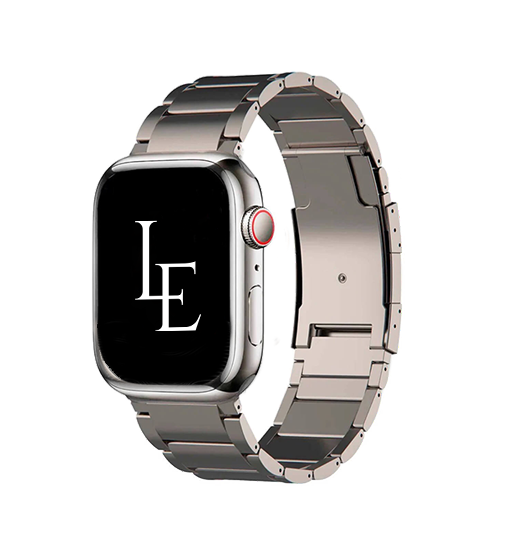 Apple Watch (38/40/SE/41/42mm) - L'Empiri™ X37 Ægte Titanium Rem - Natural - L'Empiri™