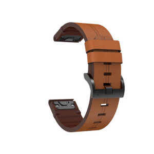 Garmin 20mm - L'Empiri&trade; Stocky Læder Rem - Brun - DeluxeCovers