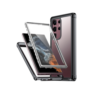 Samsung Galaxy S23 Ultra - ToughCase Hybrid-X Håndværker Cover - Sort - ToughCase