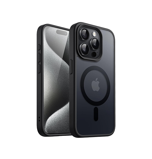 iPhone 15 Pro Max - NovoShield™ MagSafe Silikone Cover - Sort - NovoShield™