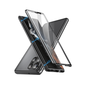 Samsung Galaxy S24 Ultra - MagGuard&trade; 360 Magnetisk Cover M. Hærdet glas - DeluxeCovers