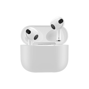 AirPods 3 | Simple Silikone Beskyttelse Cover - Hvid - Electroplating